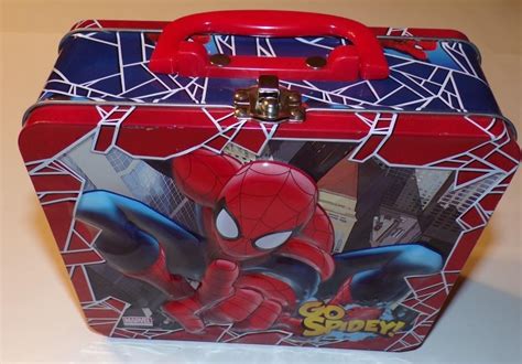 spiderman metal lunch box value|spidey lunch box.